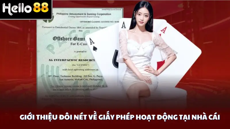 Giới thiệu đôi nét về giấy phép hoạt động tại nhà cái