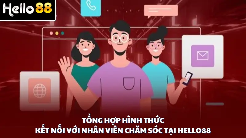 Liên hệ với nhân viên nhanh chóng qua hình thức gọi hotlinee