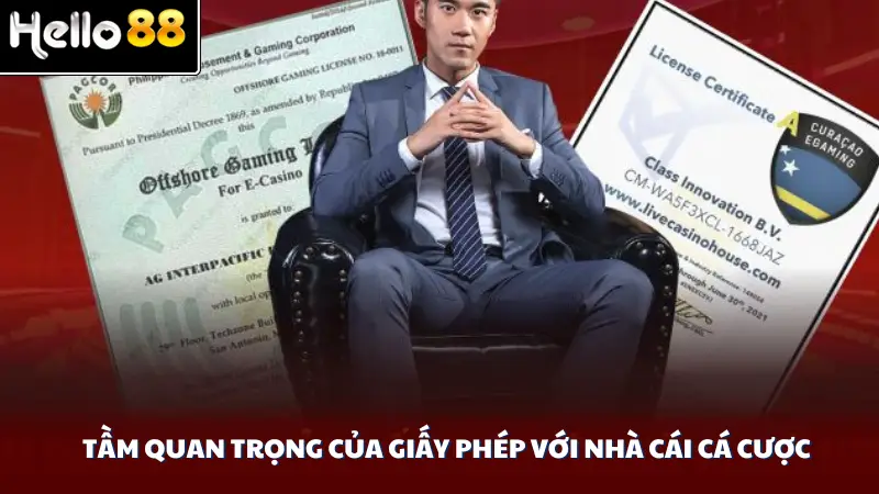 Tầm quan trọng của giấy phép với nhà cái cá cược
